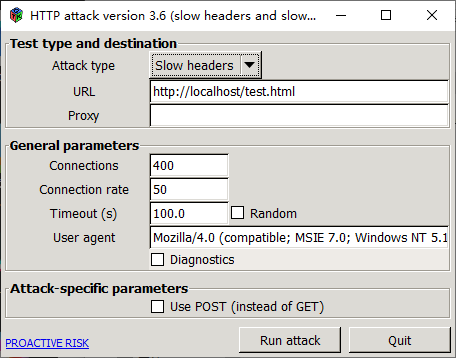 HTTP Attack 3.6